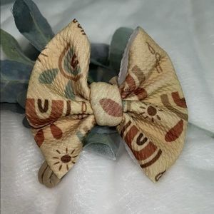 5” bunny ears nylon bow,